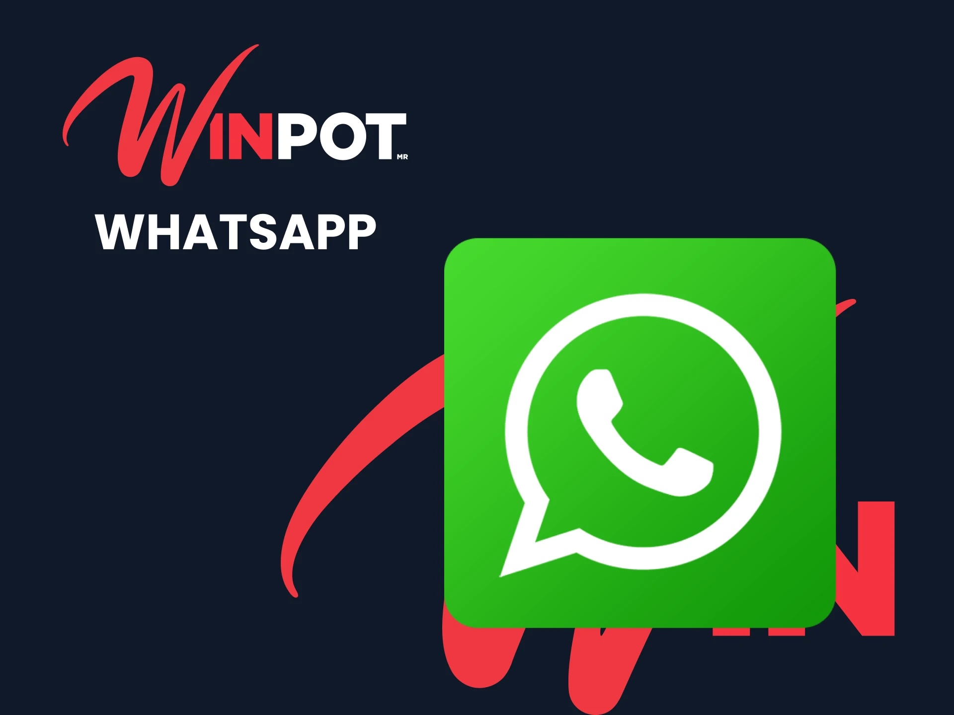 Puede ponerse en contacto con el soporte técnico del sitio web de Winpot a través de WhatsApp.