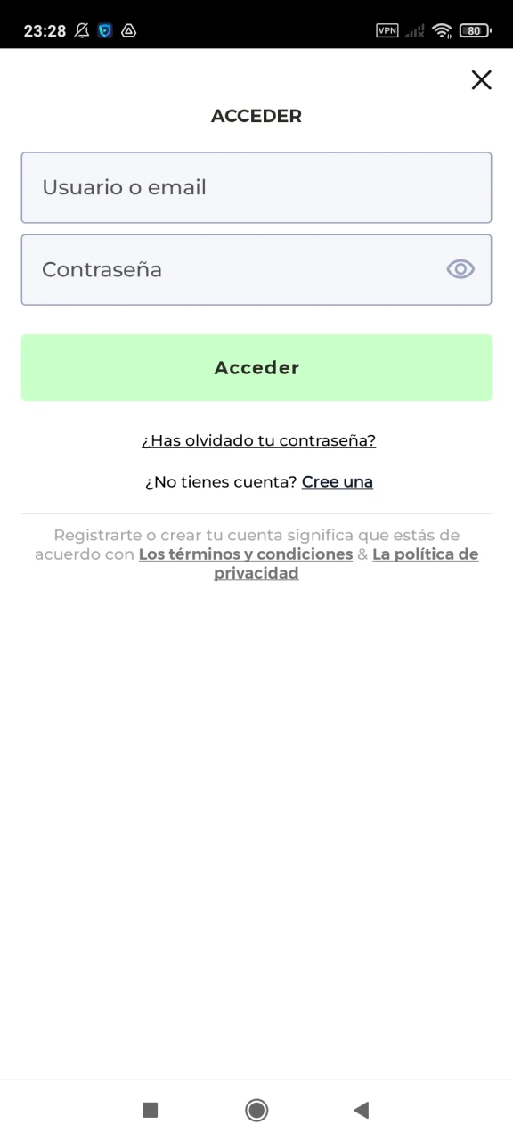 Inicie sesión en su cuenta personal para retirar fondos a Winpot.