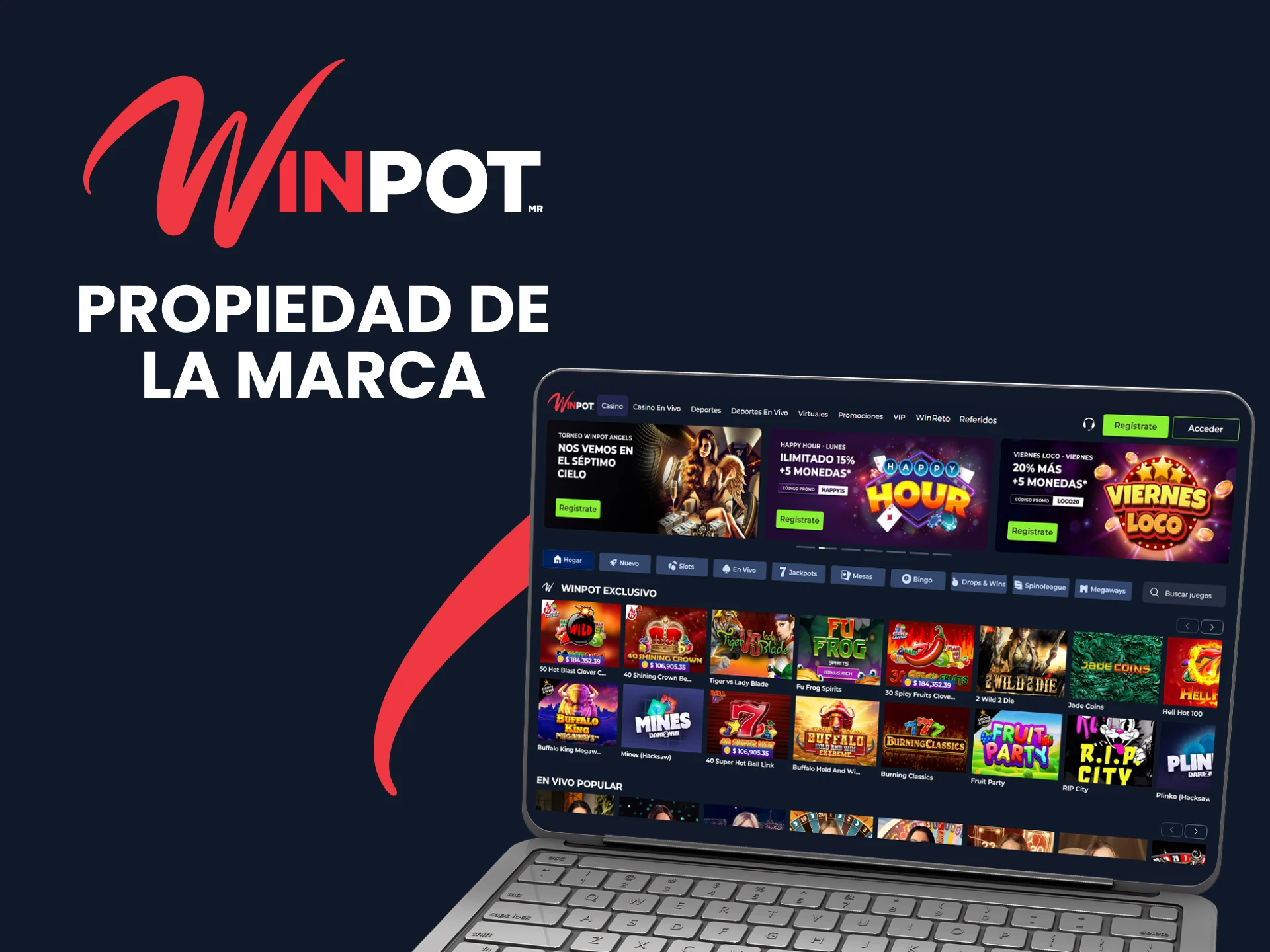 Revise el descargo de responsabilidad del sitio web de Winpot.