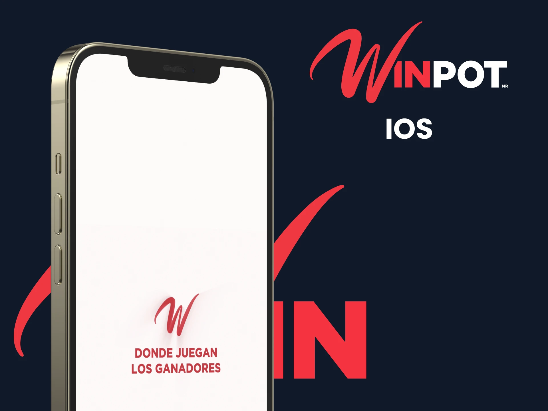 Descargue la aplicación Winpot para dispositivos iOS.